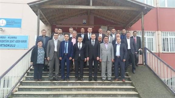 İlçemiz Ergentürk Şehit Adem Kamur Ortaokulu´nda Nisan Ayı Müdürler Kurulu Toplantısı Yapıldı