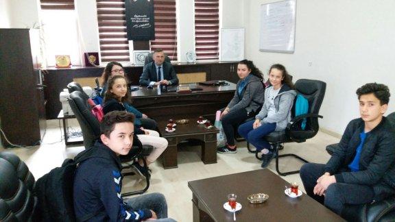 Atatürk Ortaokulu Öğrencileri Müdürlüğümüzü Ziyaret Etti
