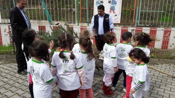 Şehit Zekeriya Çalışıcı Anaokulu Öğrencilerinden Orman Haftası Etkinlikleri 