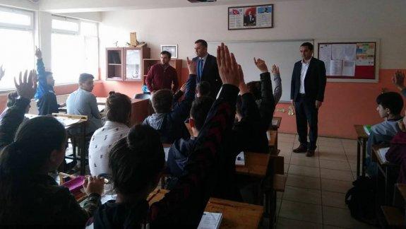 Ergentürk Şehit Adem Kamur Ortaokulu ve İmamhatip Ortaokulunu Ziyaret Ettik