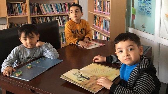 Şehit Zekeriya Çalışıcı Anaokulu Öğretmen ve öğrencilerinden  Kütüphaneler Haftası Etkinlikleri
