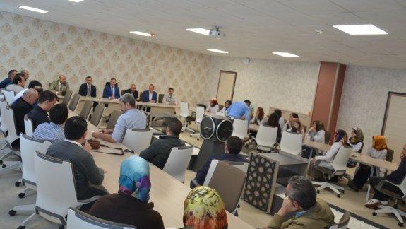 İlçe Milli Eğitim Müdürümüz Suat EVİN Kumru Anadolu İmam Hatip Lisesi Öğretmenler Kurulu Toplantısına Katıldı