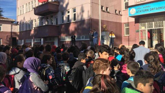 İlçe Milli Eğitim Müdürü Suat EVİN Atatürk Ortaokulunu Ziyaret Etti