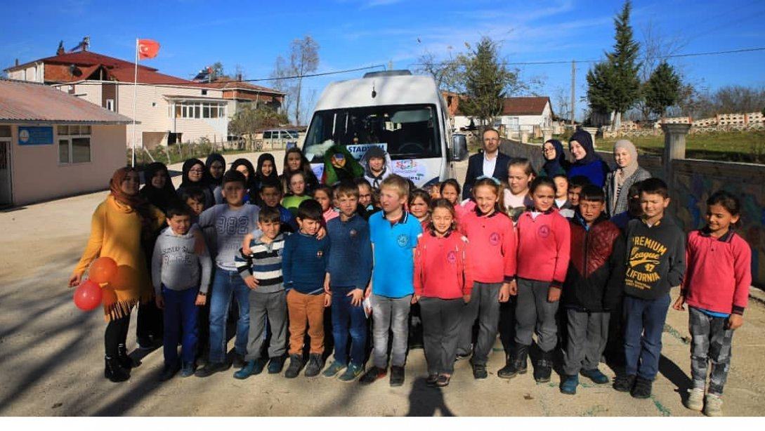 Fatsa Kız Anadolu İmam Hatip Lisesi Fen ve Sosyal Bilimler Proje Okulundan Güneycik İlkokuluna Ziyaret 