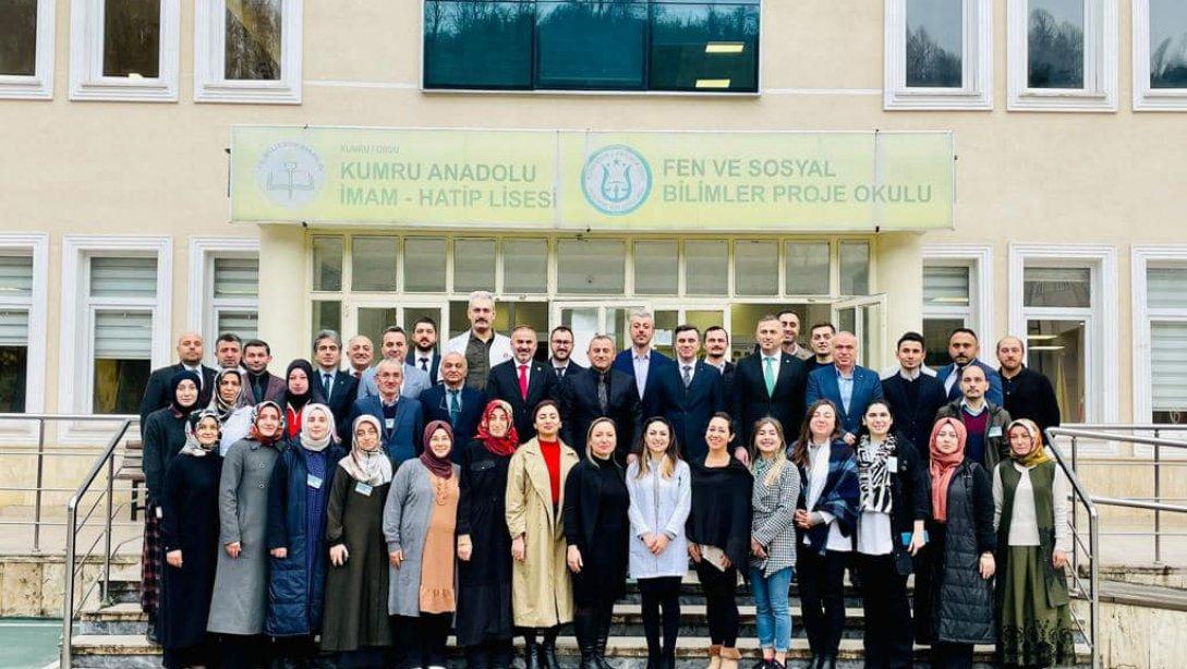 Valimiz Sayın Tuncay SONEL Anadolu İmam Hatip Lisesi Fen ve Sosyal Bilimler Proje Okulumuzu Ziyaret Etti.