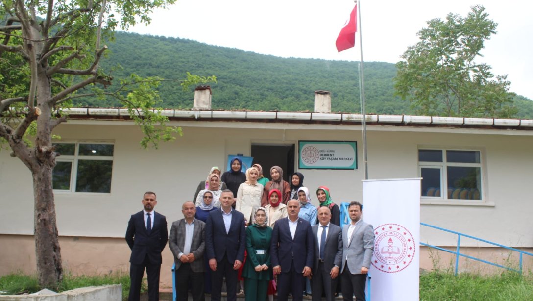 Halk Eğitimi Merkezi Müdürlüğümüzün Derbent Köy Yaşam Merkezi Yıl Sonu Sergisi
